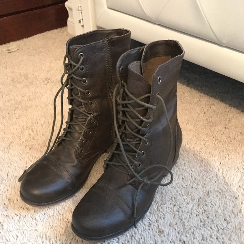 Madden Girl by Steve Madden Combat Boots